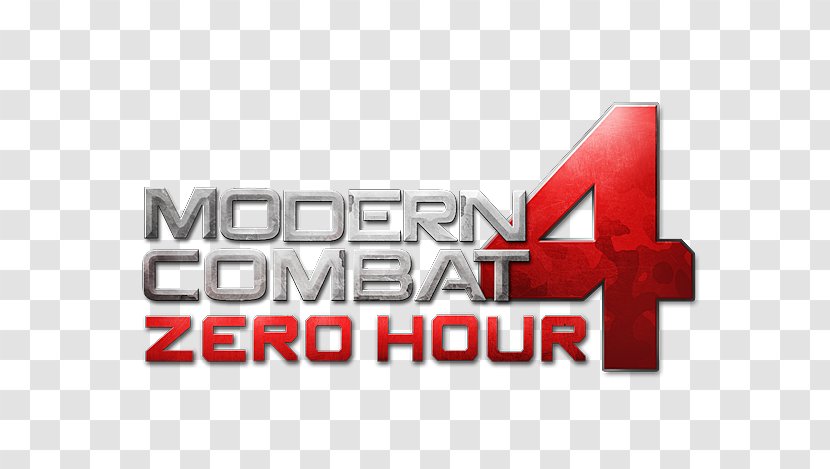Modern Combat 4: Zero Hour Logo Brand Font Product - Text - 5 Transparent PNG