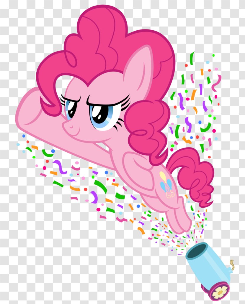 My Little Pony: Pinkie Pie's Party - Watercolor - Fired Vector Transparent PNG