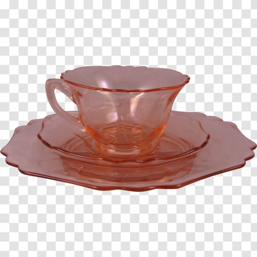 Tableware Saucer Coffee Cup Glass - Drinkware Transparent PNG