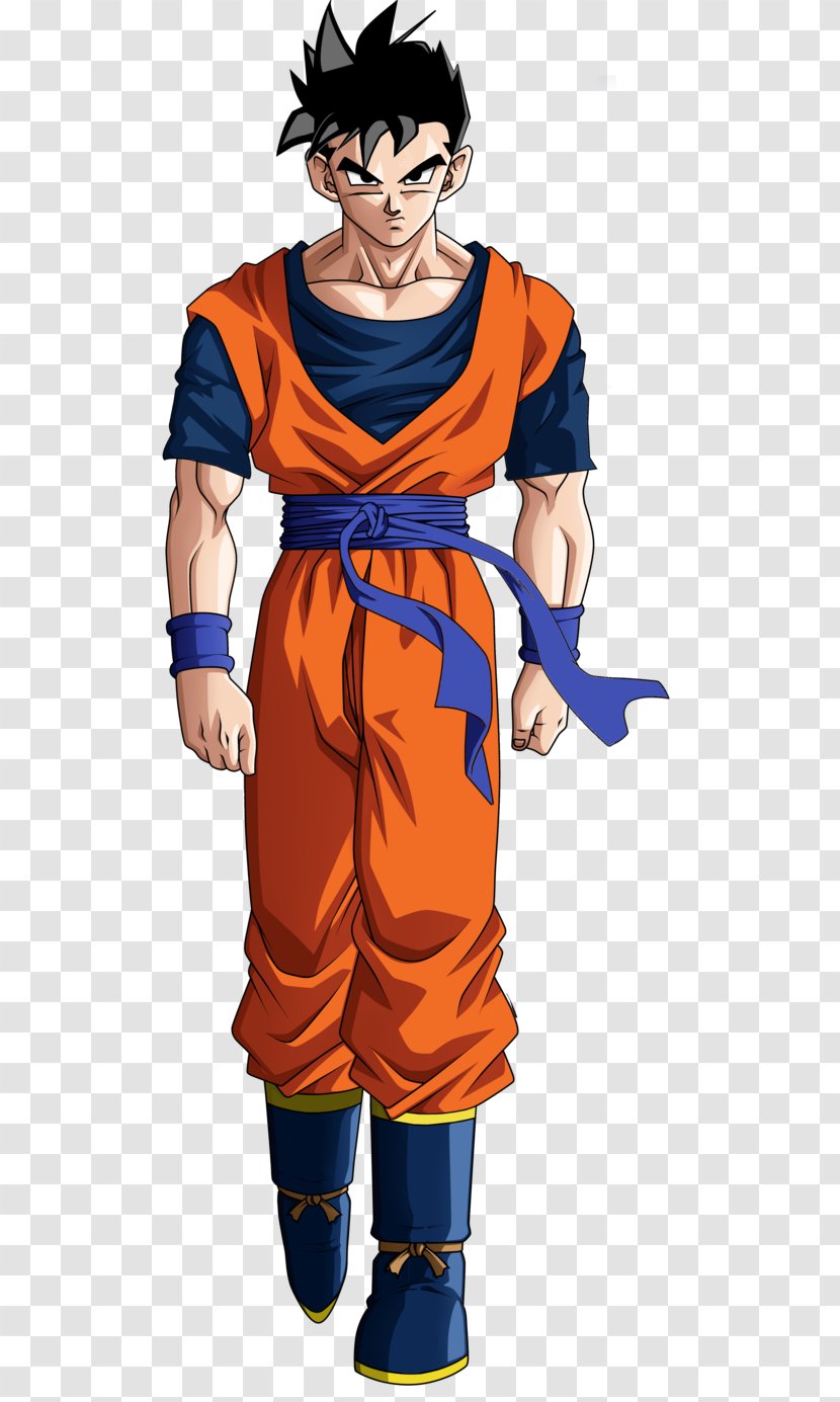 Gohan Goku Trunks Videl Vegeta - Cartoon - Scars On Arms Transparent PNG