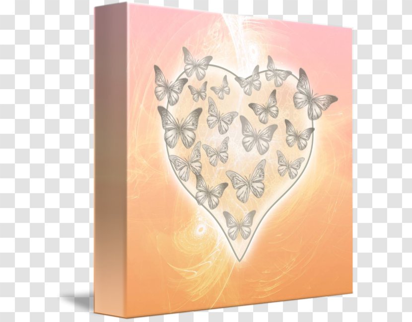 Heart - Glossy Butterflys Transparent PNG