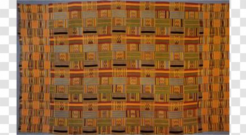 African Textiles Kente Cloth Ashanti Region Hem - Wood Stain Transparent PNG