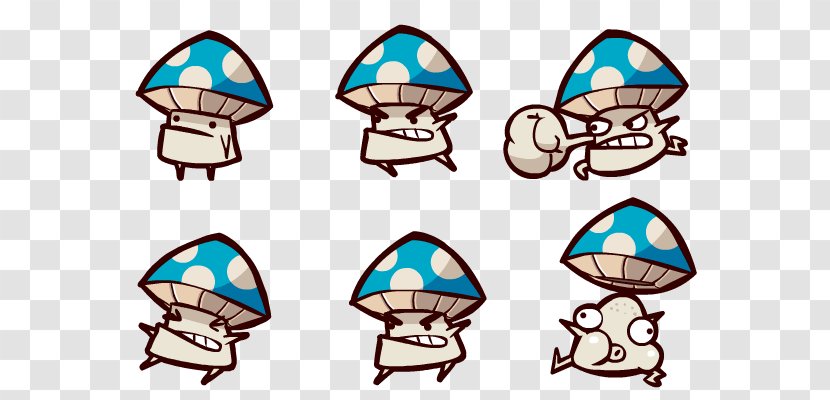 Sprite Video Game Clip Art - Mushroom Transparent PNG