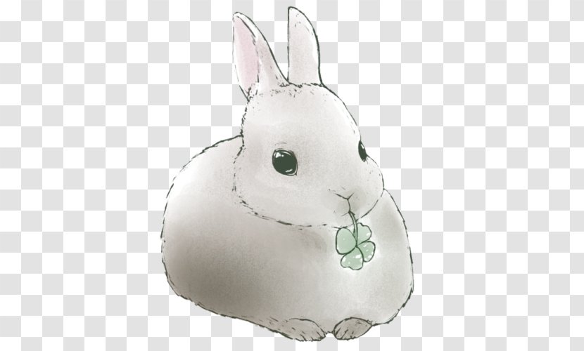 Easter Bunny Night In The Woods Hare Domestic Rabbit - Whiskers - Watercolor Transparent PNG