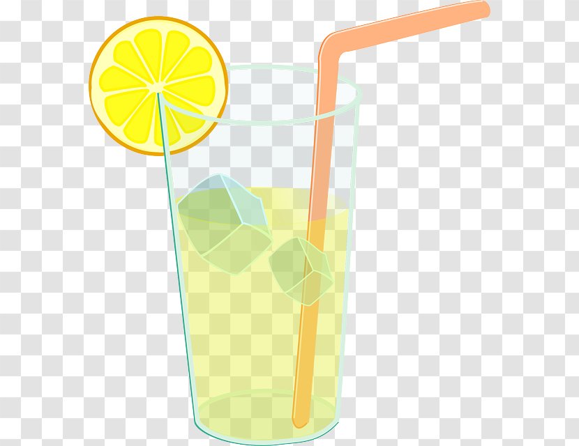 Limeade Orange Juice Drink Cocktail Garnish - Glass Transparent PNG