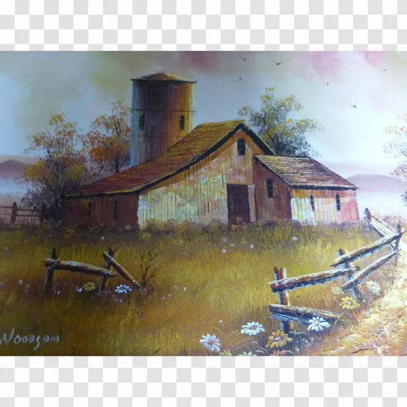 Watercolor Painting House Farm - Home - Barn Transparent PNG