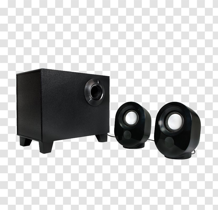 Computer Speakers Subwoofer Loudspeaker Powered Stereophonic Sound - USB Transparent PNG