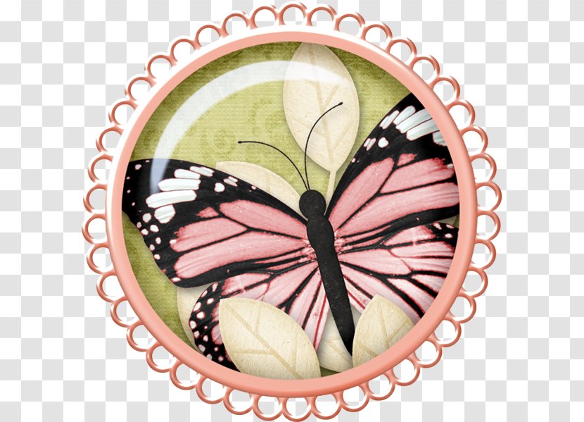 Button Monarch Butterfly Clip Art - Sticker - Lace Buttons Pattern Transparent PNG