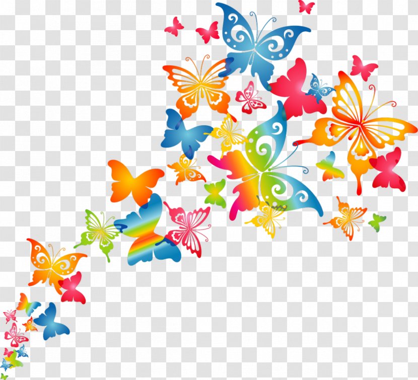 Butterfly Clip Art - Logo - Colorful Machine Transparent PNG