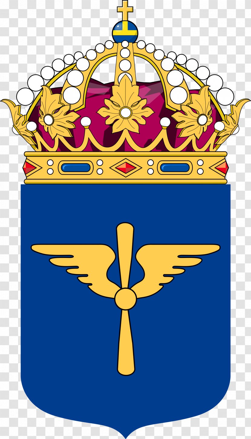 Coat Of Arms Sweden Swedish Air Force Navy - Armed Forces Rank Transparent PNG