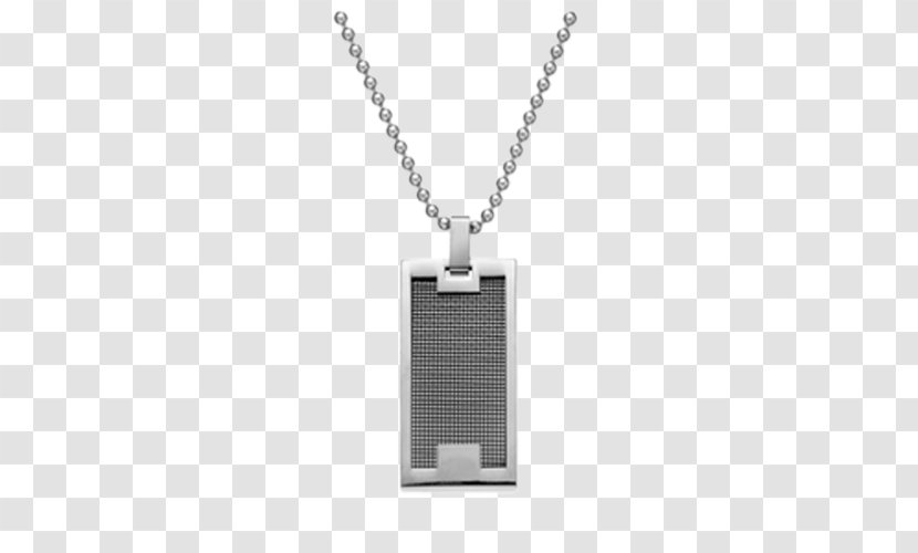 Necklace Charms & Pendants Jewellery Dog Tag Ball Chain - Silver - Tags Transparent PNG
