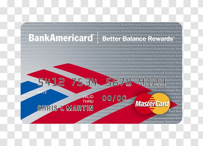 Bank Of America Cashback Reward Program Credit Card Transparent PNG