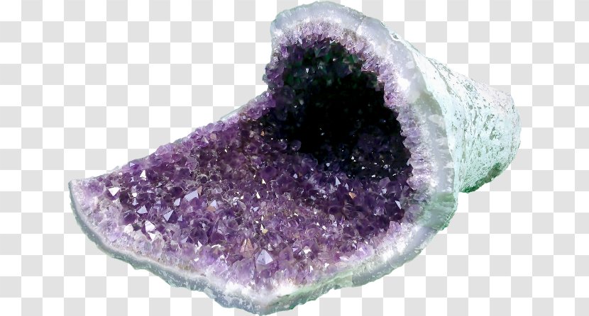 Amethyst Purple Quartz - Mineral - Crystal Transparent PNG