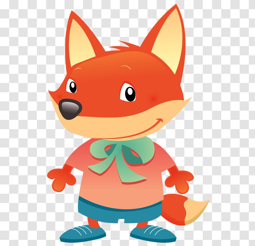 Cartoon Animal Royalty-free Illustration - Fictional Character - Red Fox Transparent PNG