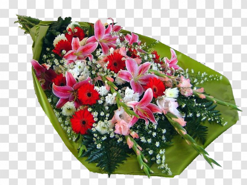 Flower Bouquet Cut Flowers Floral Design Garden Roses - Rose Family Transparent PNG