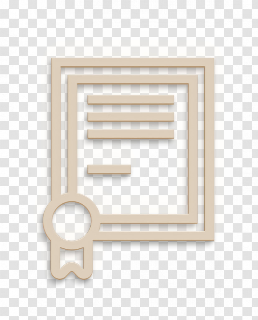 Diploma Icon Laboratory Certificate Icon Laboratory Stuff Lineal Icon Transparent PNG