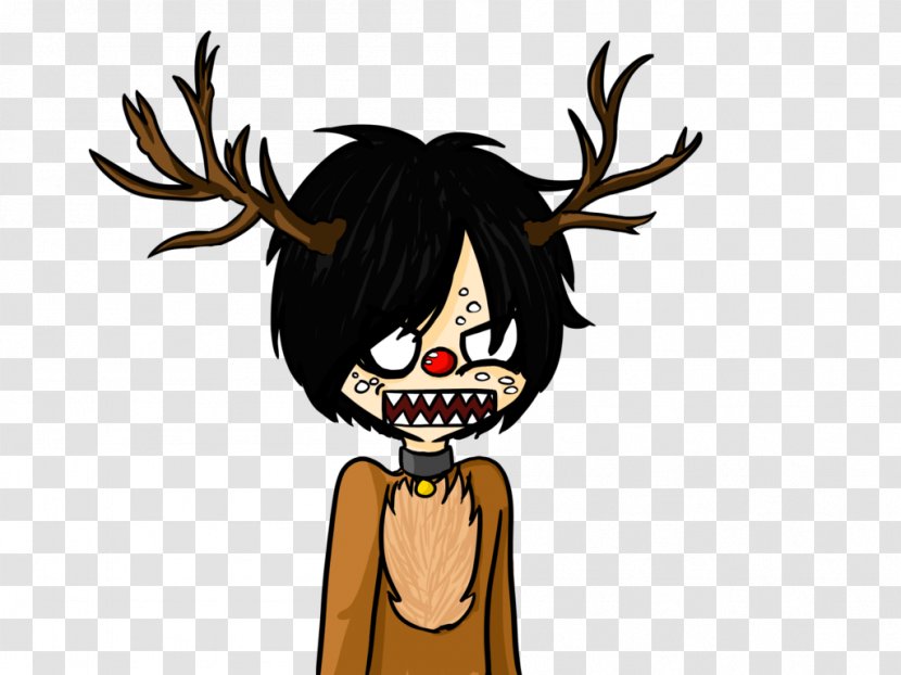 Reindeer Antler Cartoon Legendary Creature - Fictional Character Transparent PNG