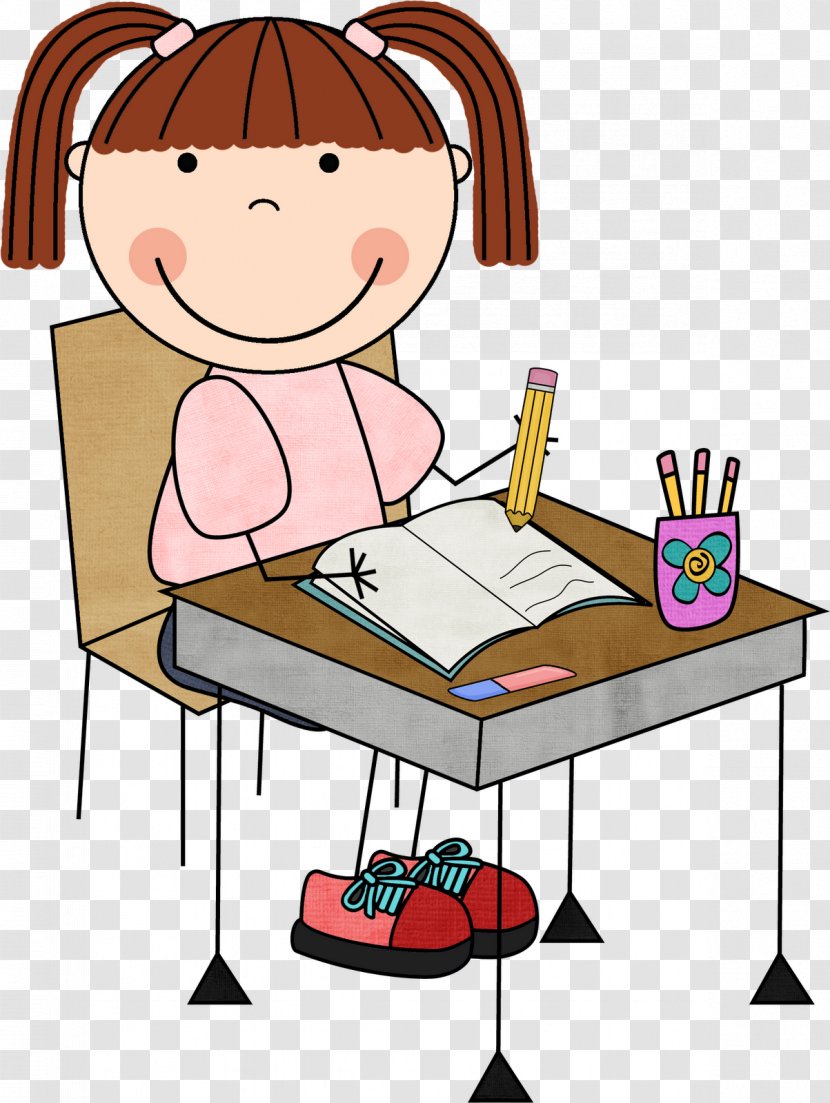 Free Writing Child Clip Art - Cartoon - Working Today Cliparts Transparent PNG