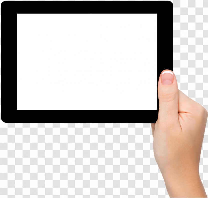 Text Multimedia Finger - Computer Monitors - Tablet In Hand Image Transparent PNG