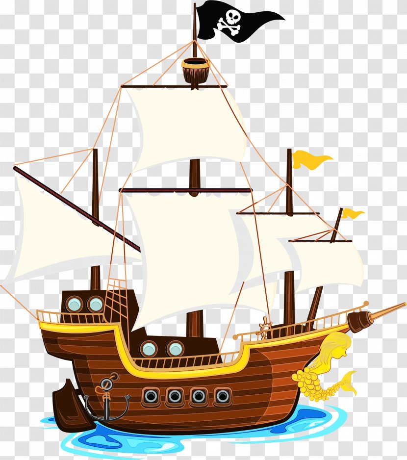 Boat Vehicle Galleon Caravel Carrack - Ship - Cog Watercraft Transparent PNG