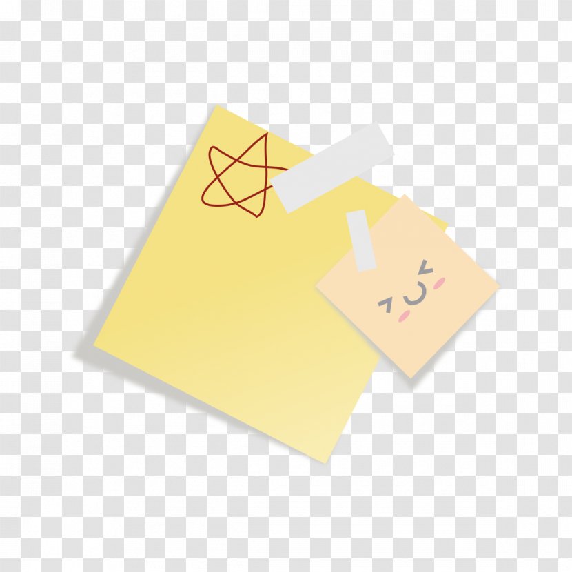 Paper Post-it Note Download - Silhouette - Cute Notes Transparent PNG