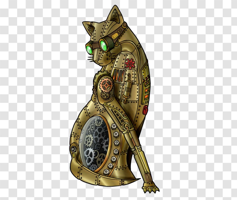 Cat Steampunk Fantasy - Engineering - Punk Hair Transparent PNG