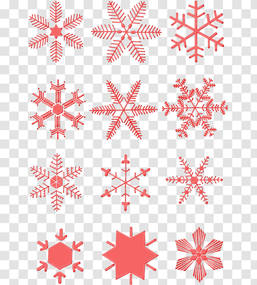 Red Pattern Line Symmetry Transparent PNG