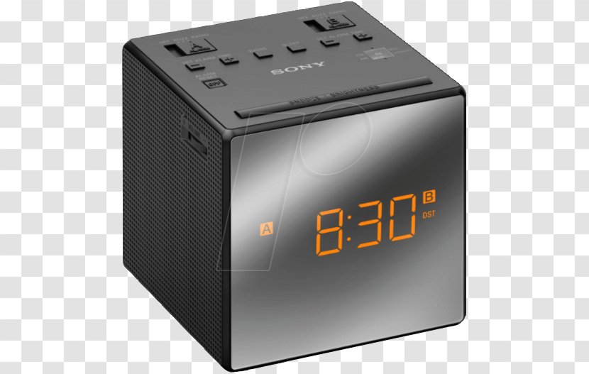 Alarm Clocks Sony ICF-C1T Dream Machine Clock Radio ICFC1BLACK Transparent PNG