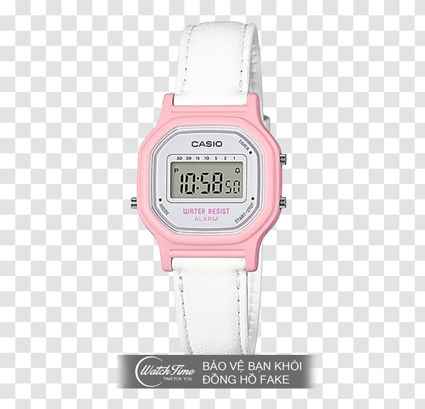 Watch Digital Clock Amazon.com Quartz Casio - Stopwatch Transparent PNG