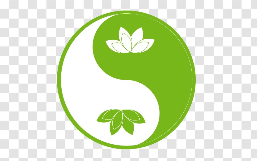 Yin And Yang Symbol Nelumbo Nucifera - Green Transparent PNG