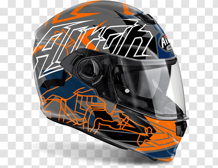 Motorcycle Helmets AIROH Integraalhelm - Visor Transparent PNG