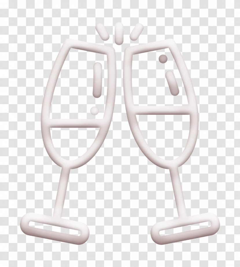 Drink Icon Party And Celebration Champagne Glass - Text - Symbol Logo Transparent PNG