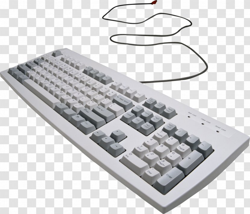 Computer Keyboard Macintosh USB Numeric Keypad Apple - Office Equipment Transparent PNG