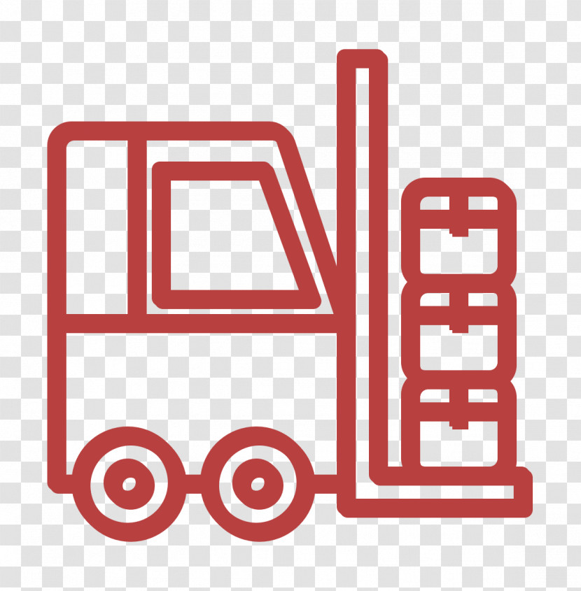 Logistic Icon Forklift Icon Transparent PNG