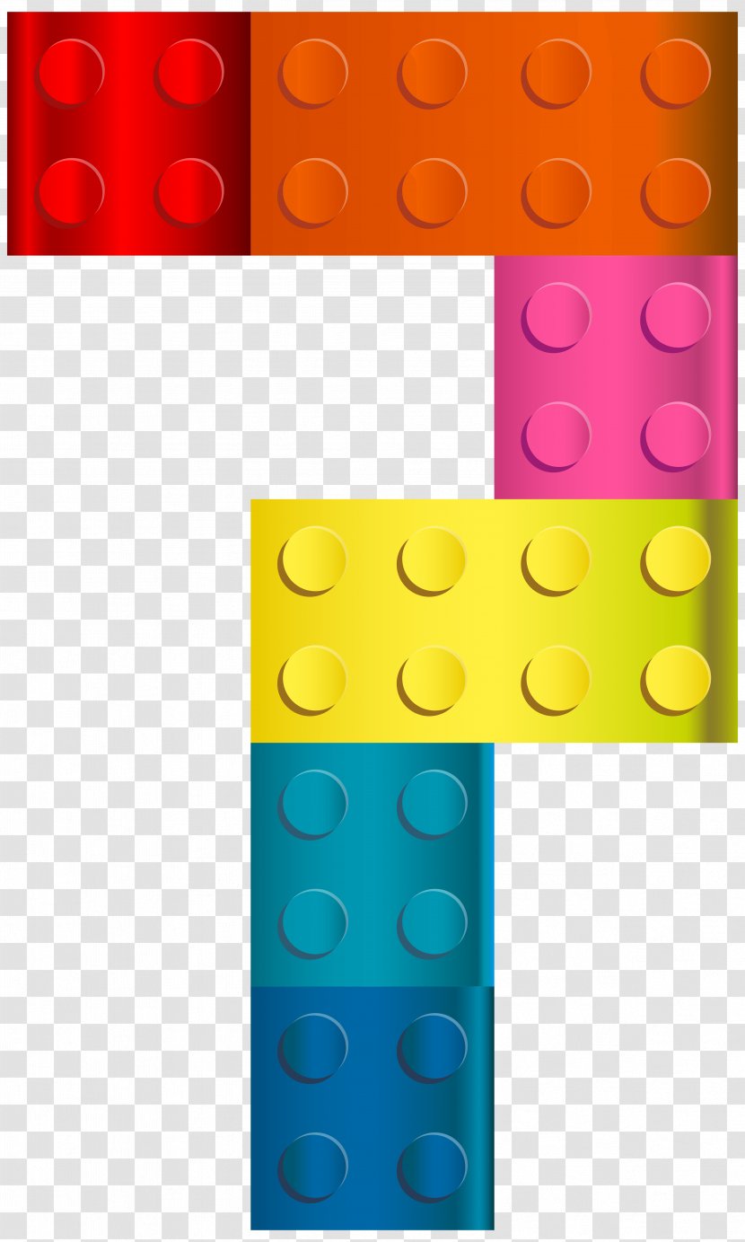 LEGO Clip Art - Number - Lego Clipart Transparent PNG