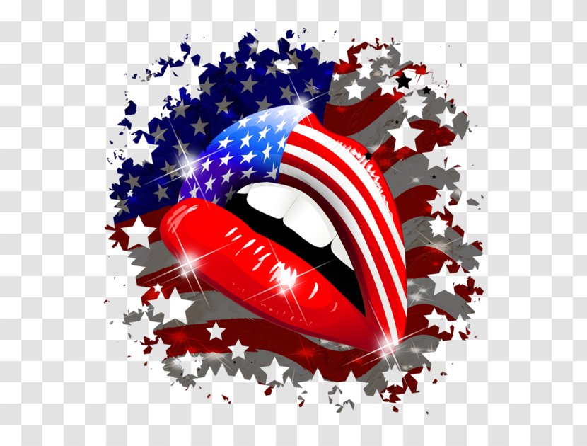 Flag Of The United States Lipstick Transparent PNG