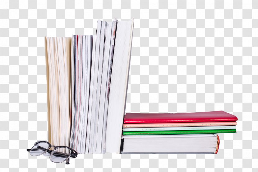 Paper Textbook - Designer - A Pile Of Books Transparent PNG