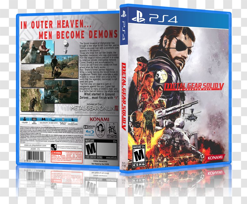 Metal Gear Solid V: The Phantom Pain Xbox One Technology Definitive Experience Transparent PNG