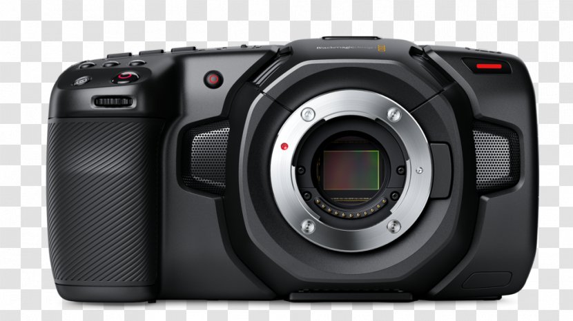 Blackmagic Pocket Cinema 4K Resolution Design Camera - Reflex Transparent PNG