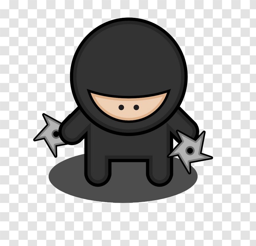 Ninja Free Content Pixabay Clip Art - Presentation - Black Transparent PNG