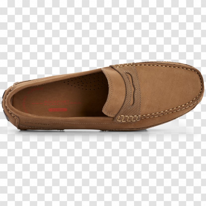 Suede Slip-on Shoe Product Design - Beige - Rockport Comfortable Walking Shoes For Women Transparent PNG
