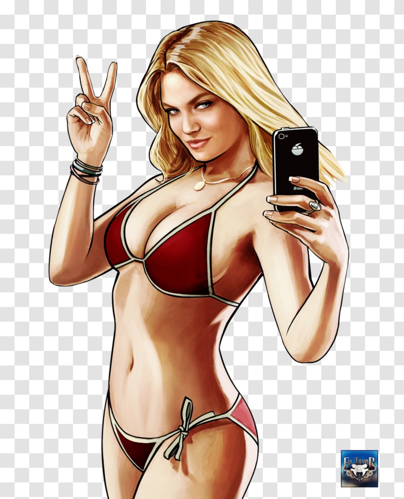Grand Theft Auto V IV PlayStation 3 Xbox 360 - Flower - Woman Transparent PNG