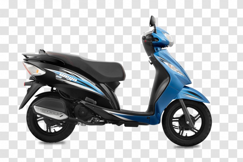 Scooter TVS Wego Motor Company Scooty Motorcycle - Accessories - Blue Tone Transparent PNG