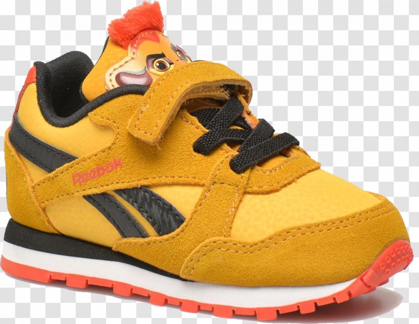 Sneakers Reebok Shoe Leather Yellow - Orange Transparent PNG