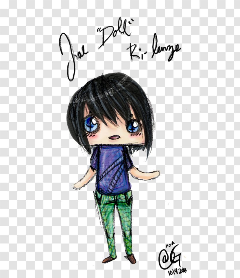 Black Hair Human Behavior Cartoon Brown - Heart - Jae Transparent PNG