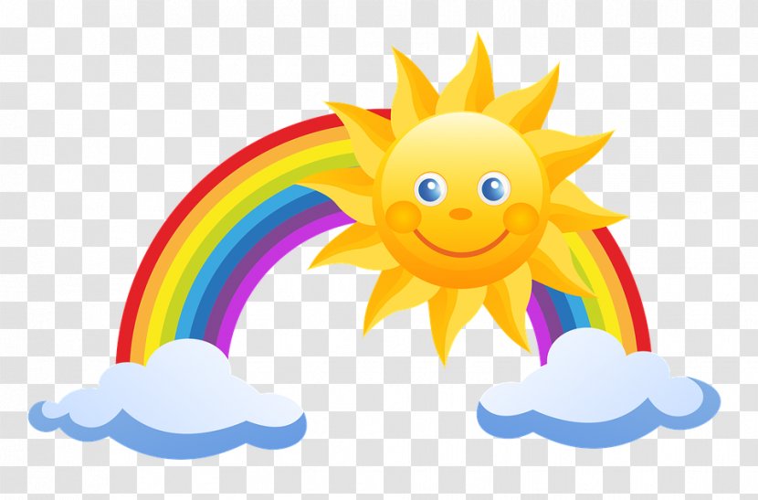 Rainbow Pixel Color - Fictional Character - Sun Transparent PNG