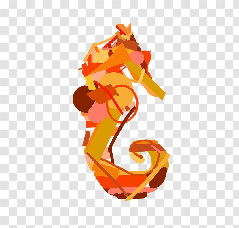 Seahorse Font - Syngnathiformes - Watercolor Transparent PNG