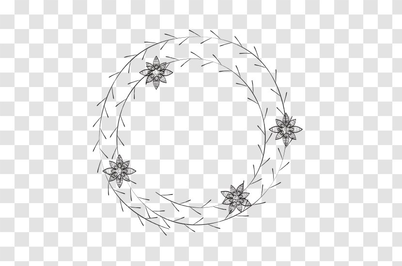 Flower Wreath Ecology Twig Branch - Point - Floral Transparent PNG