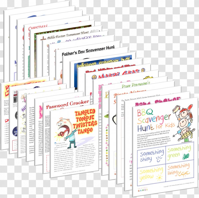 Birthday Party Game Children's - Cartoon Transparent PNG