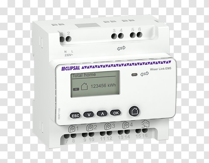 Electricity Meter Schneider Electric Electronics Energy - Reduce Transparent PNG